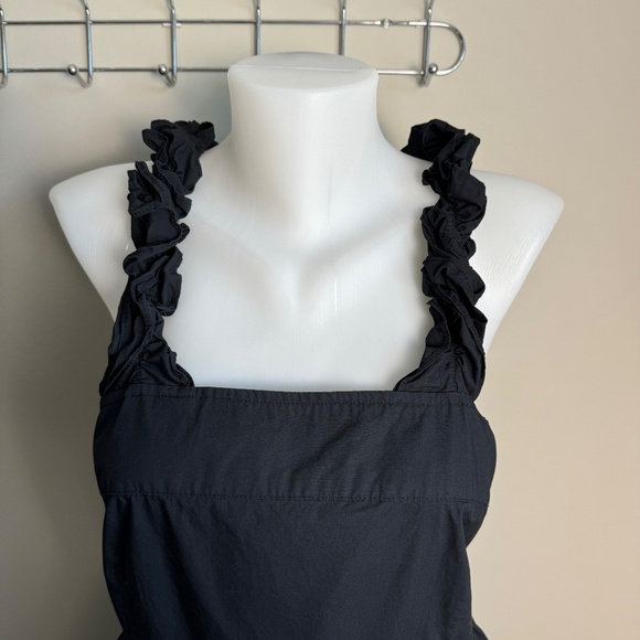 Who What Wear Black‎ Sleeveless Backless Midi Shift Dress Size Large Summer - Picture 3 of 16